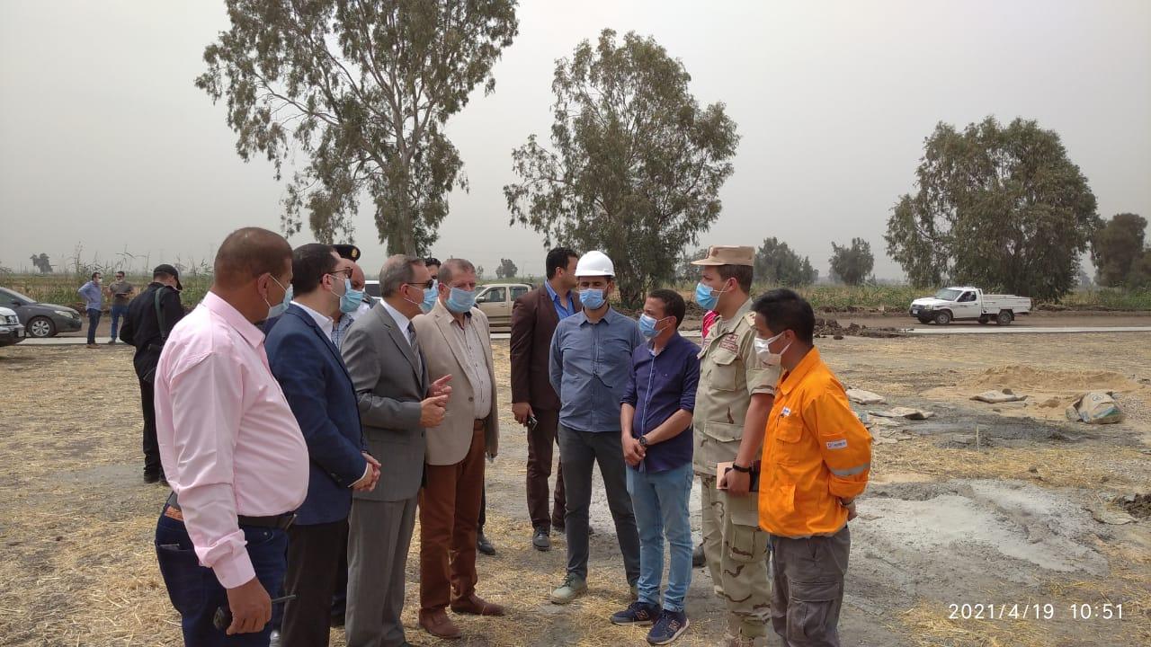 الشركة الصينية تبدأ أعمال إنشاء 10 آلاف و464 وحدة سكنية بغرب كفرالشيخ